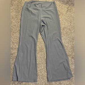 Extra High Wasted Ribbed Super Flare Pants